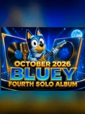 October 2026 Bluey Fourth Solo Album at Incognito